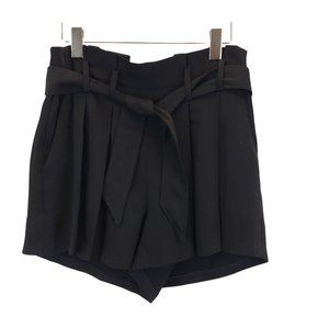 Express Extreme High Rise Shortie Paper Bag Waist Shorts